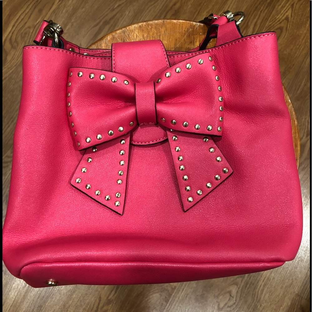 Rare Betsey Johnson “Hopeless Romantic” bucket bag